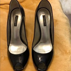 D&G black shoes
